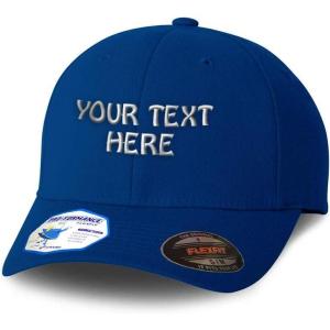 imageFlexfit Hats for Men ampamp Women Custom Personalized Text Dad Hats Baseball CapRoyal Blue