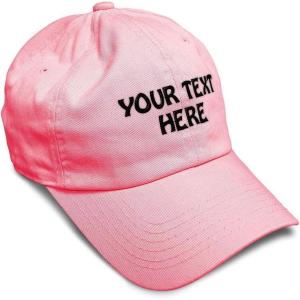 imageSoft Baseball Cap Custom Personalized Text Cotton Dad Hats for Men ampamp WomenCoral