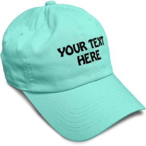 imageSoft Baseball Cap Custom Personalized Text Cotton Dad Hats for Men ampamp WomenMint