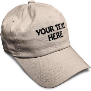 imageSoft Baseball Cap Custom Personalized Text Cotton Dad Hats for Men ampamp WomenStone