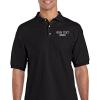 imagePolo Shirts for Men Custom Personalized Text Cotton Short Sleeves Golf TeesBlack