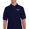 imagePolo Shirts for Men Custom Personalized Text Cotton Short Sleeves Golf TeesNavy