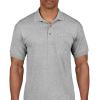 imagePolo Shirts for Men Custom Personalized Text Cotton Short Sleeves Golf TeesOxford Grey