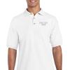 imagePolo Shirts for Men Custom Personalized Text Cotton Short Sleeves Golf TeesWhite