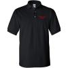 imagePolo Shirts for Men Custom Personalized Text Cotton Short Sleeves Golf TeesBlack