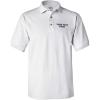 imagePolo Shirts for Men Custom Personalized Text Cotton Short Sleeves Golf TeesWhite