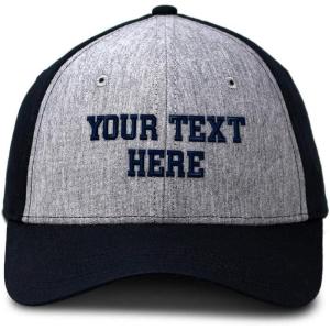 imageJersey Front Baseball Cap Custom Personalized Text Dad Hats for Men ampamp Women Navy