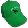 imageCustom Baseball Cap Black Labrador Retriever Lab Embroidery Strap ClosureKelly Green