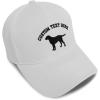 imageCustom Baseball Cap Black Labrador Retriever Lab Embroidery Strap ClosureWhite