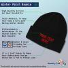 imagePatch Beanie for Men ampamp Women Custom Personalized Text Skull Cap Hats 1 SizeBlack
