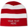 imageChristmas Beanie for Men ampamp Women Custom Personalized Text Holiday Hats for Men ampamp Women Red White