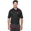 imagePolish Eagle Embroidery Design Adult ButtonEnd Spread Short Sleeve Unisex Polyester Performance Polo Shirt Golf Shirt  Black 2X Large