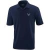 imageAir Force Emblem Embroidery Design Adult ButtonEnd Spread Short Sleeve Unisex Polyester Performance Polo Shirt Golf Shirt  Navy Large