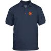 imageFd Fire Department Firefighter Embroidery Embroidered Unisex Golf Polo Shirt Navy XLarge