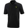 imagePerformance Golf Tees Jamaica Flag Map Embroidery Polyester Short Sleeves Polo Shirts for Men Black X Large