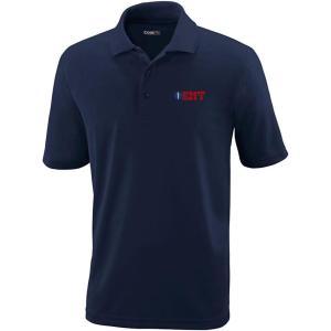imageEMT Paramedic Logo Embroidery Design Adult ButtonEnd Spread Short Sleeve Unisex Polyester Performance Polo Shirt Golf Shirt  Navy Medium