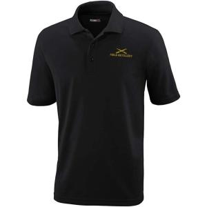 imagePerformance Golf Tees Us Army Field Artillery A Embroidery Polyester Short Sleeves Polo Shirts for Men Black X Large