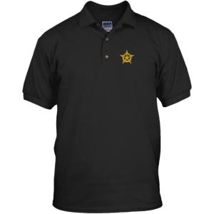 imageSpeedy Pros Constable Police Embroidery Embroidered Unisex Adult Golf Polo Shirt Black XLarge