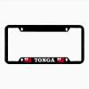 imageSpeedy Pros Tonga Country Zinc Metal License Plate Frame Car Auto Tag Holder  Black 4 Holes