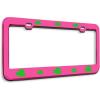 imageSpeedy Pros Metal License Plate Frame Shamrock Green Irish Ireland Metal Tag Holder Car Accessories Black 2 Holes 1 FrameHot Pink 2 Holes