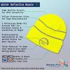 imageCustom Reflective Beanie Fd Fire Department Embroidery AcrylicNeon Yellow