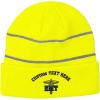 imageCustom Reflective Beanie EMT Paramedic B Embroidery AcrylicNeon Yellow