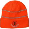 imageSpeedy Pros Reflective Beanie for Men ampamp Women Exterminator A Embroidery 1 SizeNeon Orange