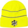 imageCustom Reflective Beanie Paramedic EMT Embroidery AcrylicNeon Yellow