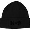 imagePatch Beanie K9 Black Embroidery Acrylic Skull Cap Hats for Men ampamp Women Black Design Only