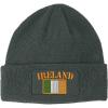 imageSpeedy Pros Patch Beanie for Men ampamp Women Ireland Flag Embroidery Skull Cap Hats 1 SizeDark Grey