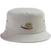imageCustom Bucket Apparel Hat Snail B Embroidery Cotton Hats for Men ampamp WomenKhaki Design Only