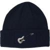 imageCustom Patch Beanie Electric Guitar White Embroidery AcrylicNavy