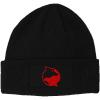 imageCustom Patch Beanie Yin Yang Wolf Red Embroidery Skull Cap Hats for Men ampamp WomenBlack