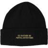 imageSpeedy Pros Patch Beanie Id Rather Be Metal Detecting Embroidery AcrylicBlack