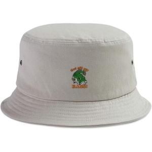 imageBucket Apparel Hat Fish Get Off My Bass Embroidery Cotton Hats for Men ampamp WomenKhaki