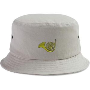 imageCustom Bucket Apparel Hat French Horn Music A Embroidery Cotton for Men ampamp WomenKhaki Design Only