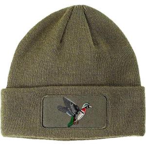 imagePatch Beanie Wood Duck Embroidery Skull Cap Hats for Men ampamp Women 1 SizeOlive Green