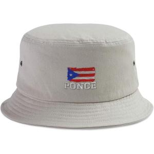 imageSpeedy Pros Bucket Apparel Hat Puerto Rican Flag Ponce Embroidery Hats for Men ampamp WomenKhaki