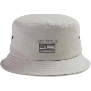 imageSpeedy Pros Bucket Apparel Hat Us Air Force American Flag A Embroidery for Men ampamp WomenKhaki