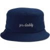 imageBucket Apparel Hat Yes Daddy Embroidery Cotton Hats for Men ampamp WomenNavy