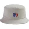 imageCustom Bucket Apparel Hat France Flag with Eiffel Tower Embroidery CottonKhaki Design Only