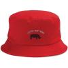 imageCustom Bucket Apparel Hat Rhino A Embroidery Cotton Hats for Men ampamp WomenRed Personalized Text Here