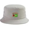 imageSpeedy Pros Bucket Apparel Hat Guyana Flag Embroidery Cotton Hats for Men ampamp WomenKhaki
