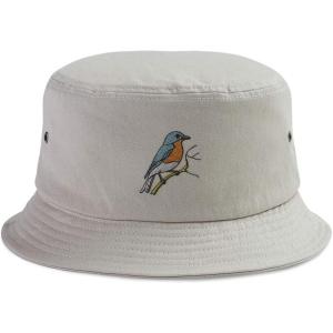 imageBucket Outdoor Apparel Hat Animal Bird Wildlife Bluebird Cotton for Men ampamp WomenKhaki Design Only