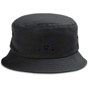 imageCustom Bucket Apparel Hat Billiards Pool Crossed Cues Embroidery for Men ampamp WomenBlack Design Only
