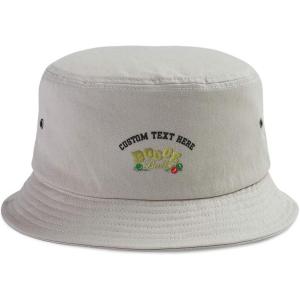 imageCustom Bucket Apparel Hat Bocce Ball Embroidery Cotton Hats for Men ampamp WomenKhaki Personalized Text Here