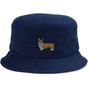 imageCustom Bucket Apparel Hat Pembroke Welsh Corgi Dog B Embroidery for Men ampamp WomenNavy Design Only