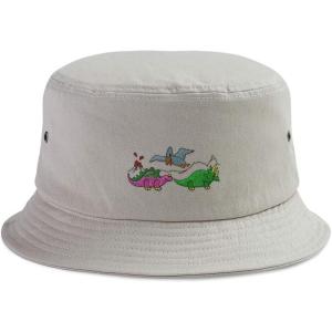 imageCustom Bucket Apparel Hat PreHistoric Dinosaurs Embroidery for Men ampamp WomenKhaki Design Only