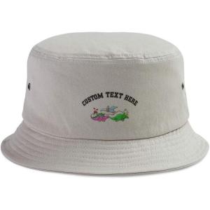 imageCustom Bucket Apparel Hat PreHistoric Dinosaurs Embroidery for Men ampamp WomenKhaki Personalized Text Here