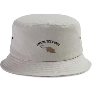 imageCustom Bucket Apparel Hat Rat Embroidery Cotton Hats for Men ampamp WomenKhaki Personalized Text Here